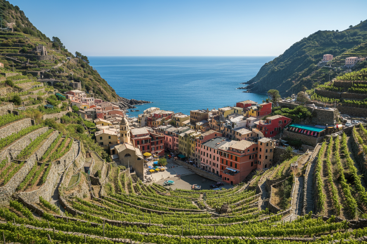 Cinque Terre terraced vineyards