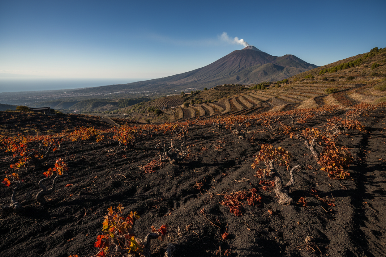 Etna vineyards in Sicily